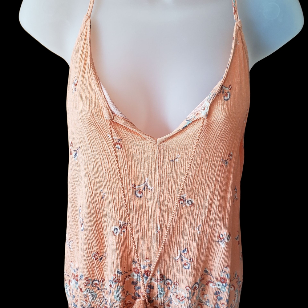 LUQ Orange and Blue Tank Top